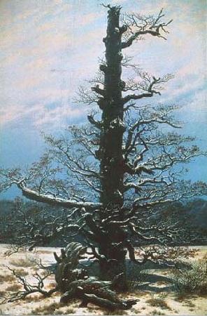 Caspar David Friedrich The Oak Tree in the Snow oil painting picture